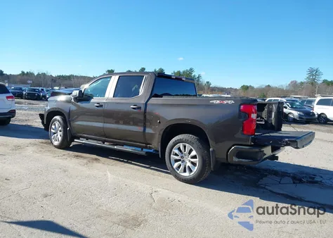 2021 Chevrolet Silverado 1500 4Wd Short Bed Custom из США, поврежденный, VIN 3GCPYBEK0MG283529